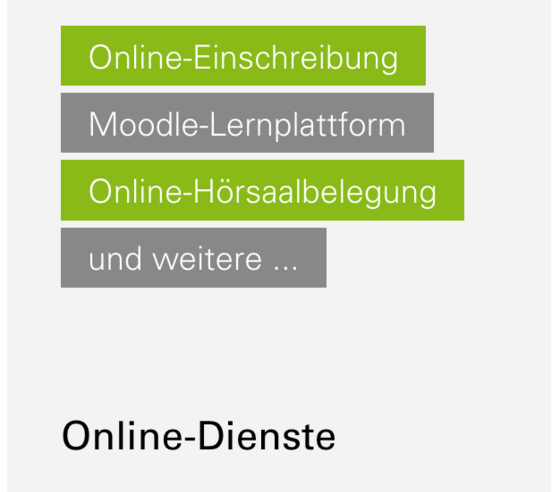 Liste mit 4 Links